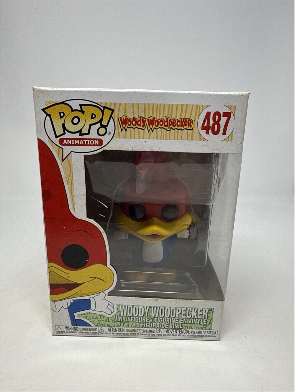 Funko Pop! Vinyl: The Woody Woodpecker Show - Woody Woodpecker #487 DAMAGED